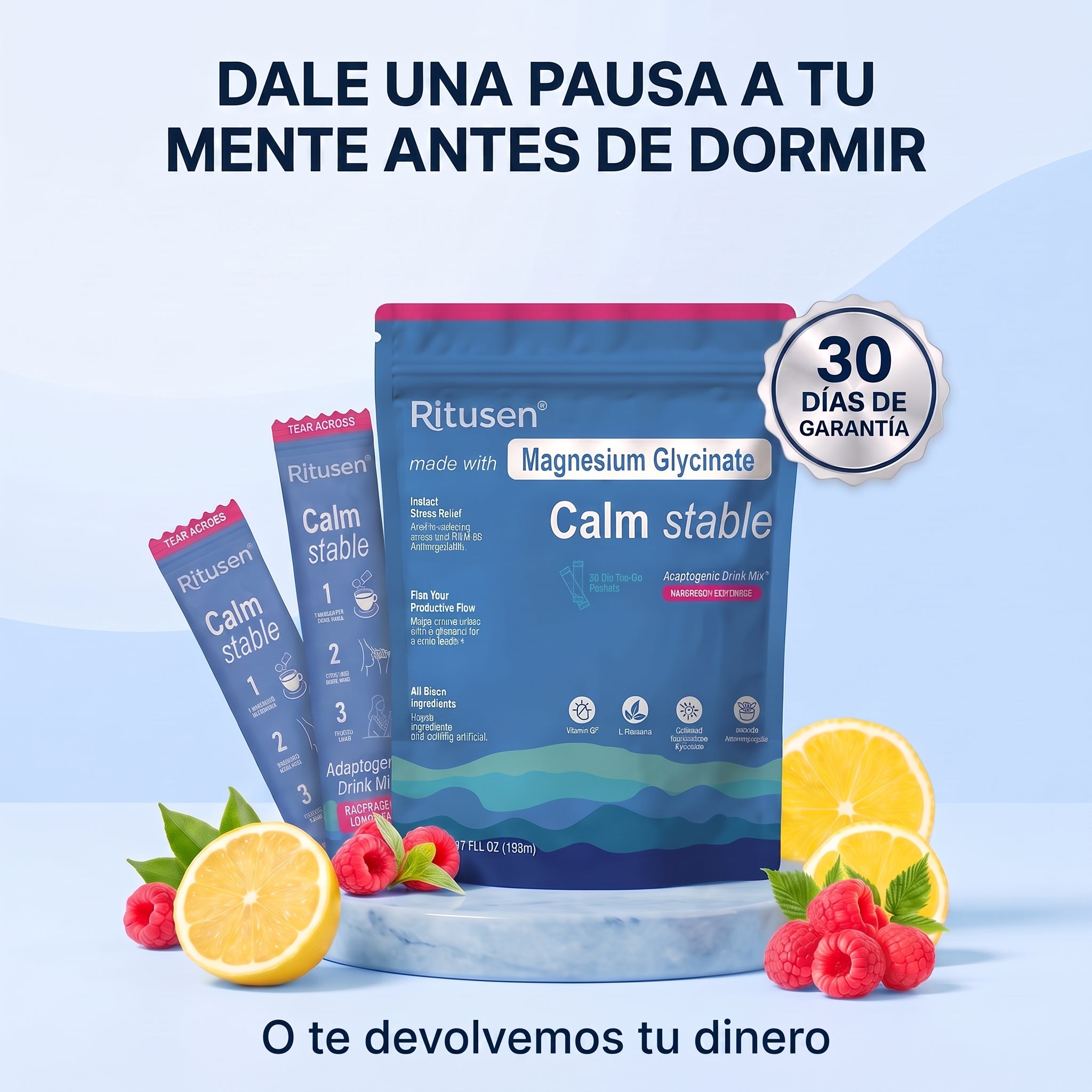Ritusen Living: Magnesio Ritual Nocturno, Tu rutina de calma antes de dormir