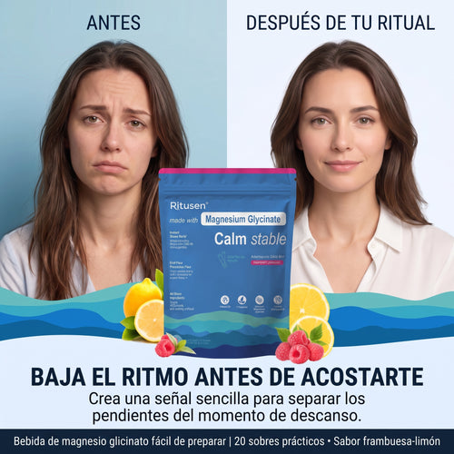 Ritusen Living: Magnesio Ritual Nocturno, Tu rutina de calma antes de dormir